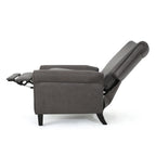 Fauteuil inclinable à dossier relevable Roomfitters avec accoudoirs roulés et siège rembourré pour salon ou bureau