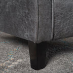 Fauteuil inclinable à dossier relevable Roomfitters avec accoudoirs roulés et siège rembourré pour salon ou bureau