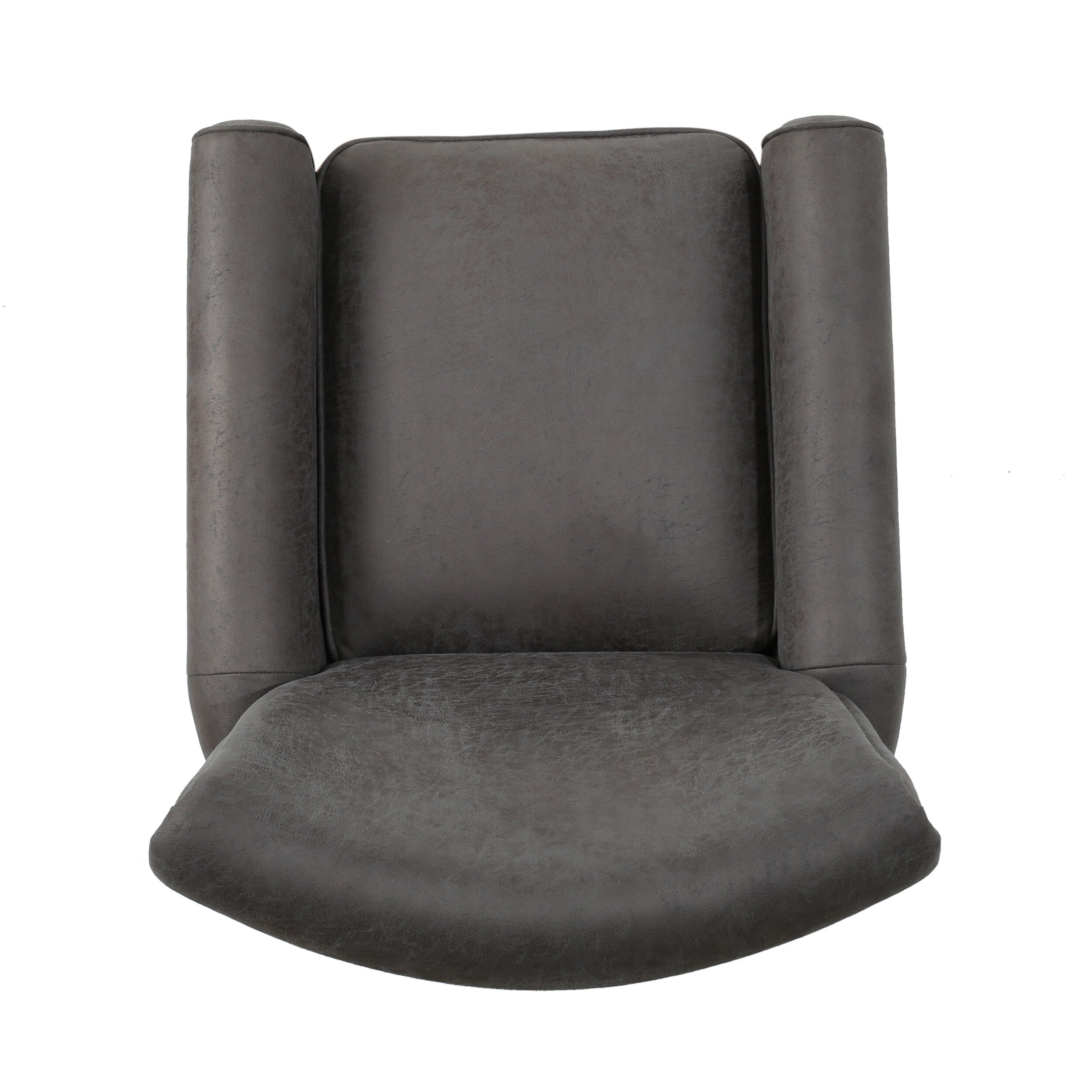 Fauteuil inclinable à dossier relevable Roomfitters avec accoudoirs roulés et siège rembourré pour salon ou bureau