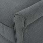 Fauteuil inclinable à dossier relevable Roomfitters avec accoudoirs roulés et siège rembourré pour salon ou bureau