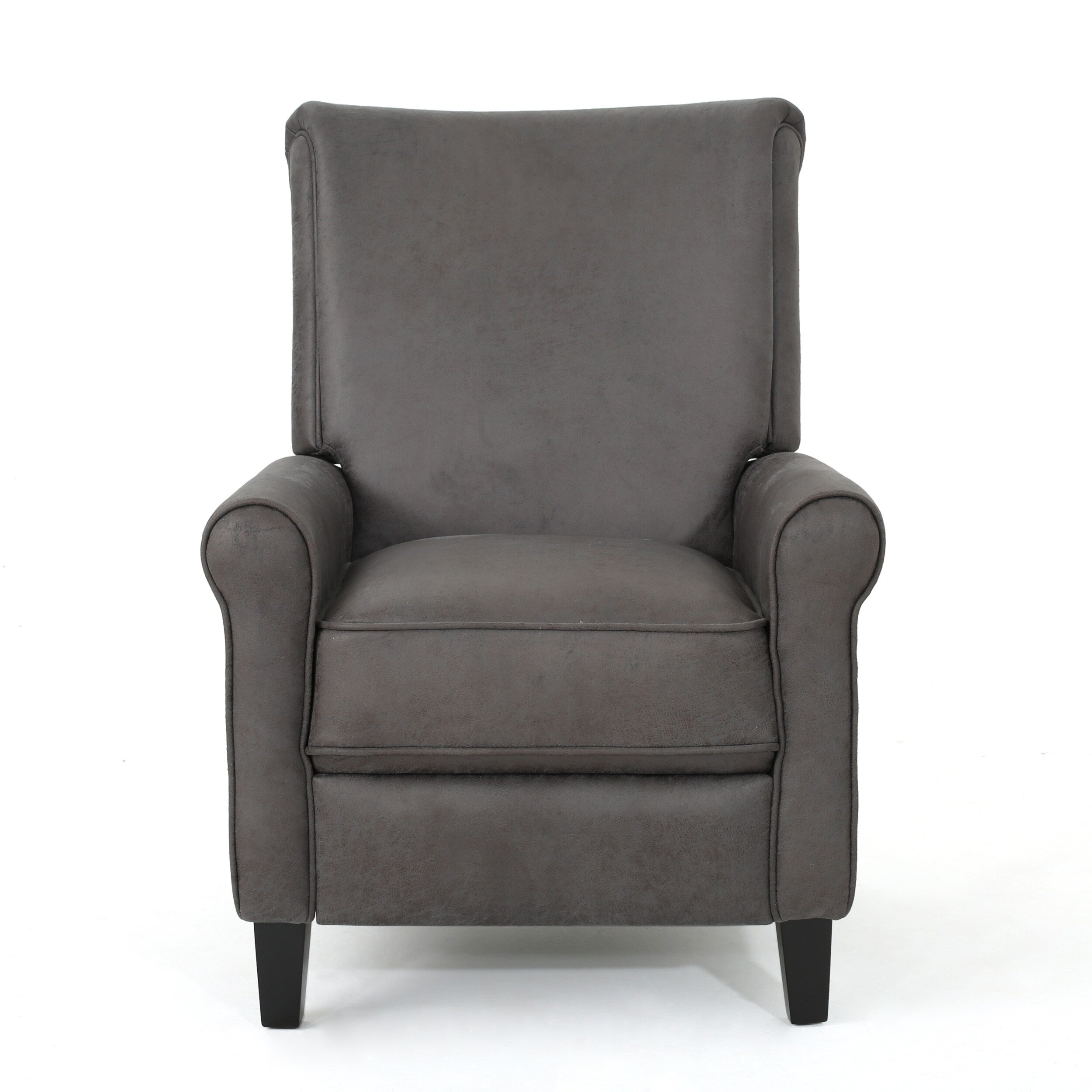 Fauteuil inclinable à dossier relevable Roomfitters avec accoudoirs roulés et siège rembourré pour salon ou bureau