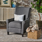 Fauteuil inclinable à dossier relevable Roomfitters avec accoudoirs roulés et siège rembourré pour salon ou bureau