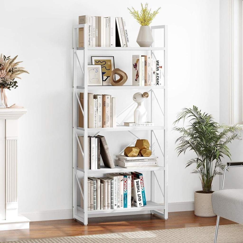Bibliothèque moderne à 5 niveaux en bois Roul