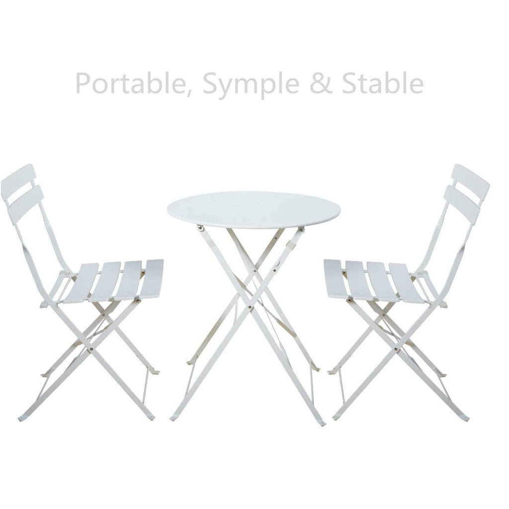 Ensemble bistro rond pour 2 personnes - 23,6 pouces de long