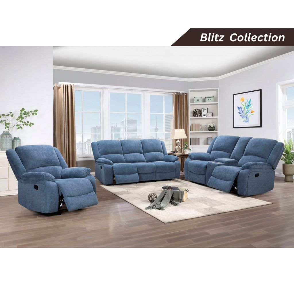 Fauteuil inclinable manuel transitionnel Blitz de Roundhill Furniture