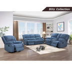 Fauteuil inclinable manuel transitionnel Blitz de Roundhill Furniture