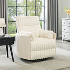 Fauteuil inclinable manuel Bocaton Wide Wale en velours côtelé de Roundhill Furniture