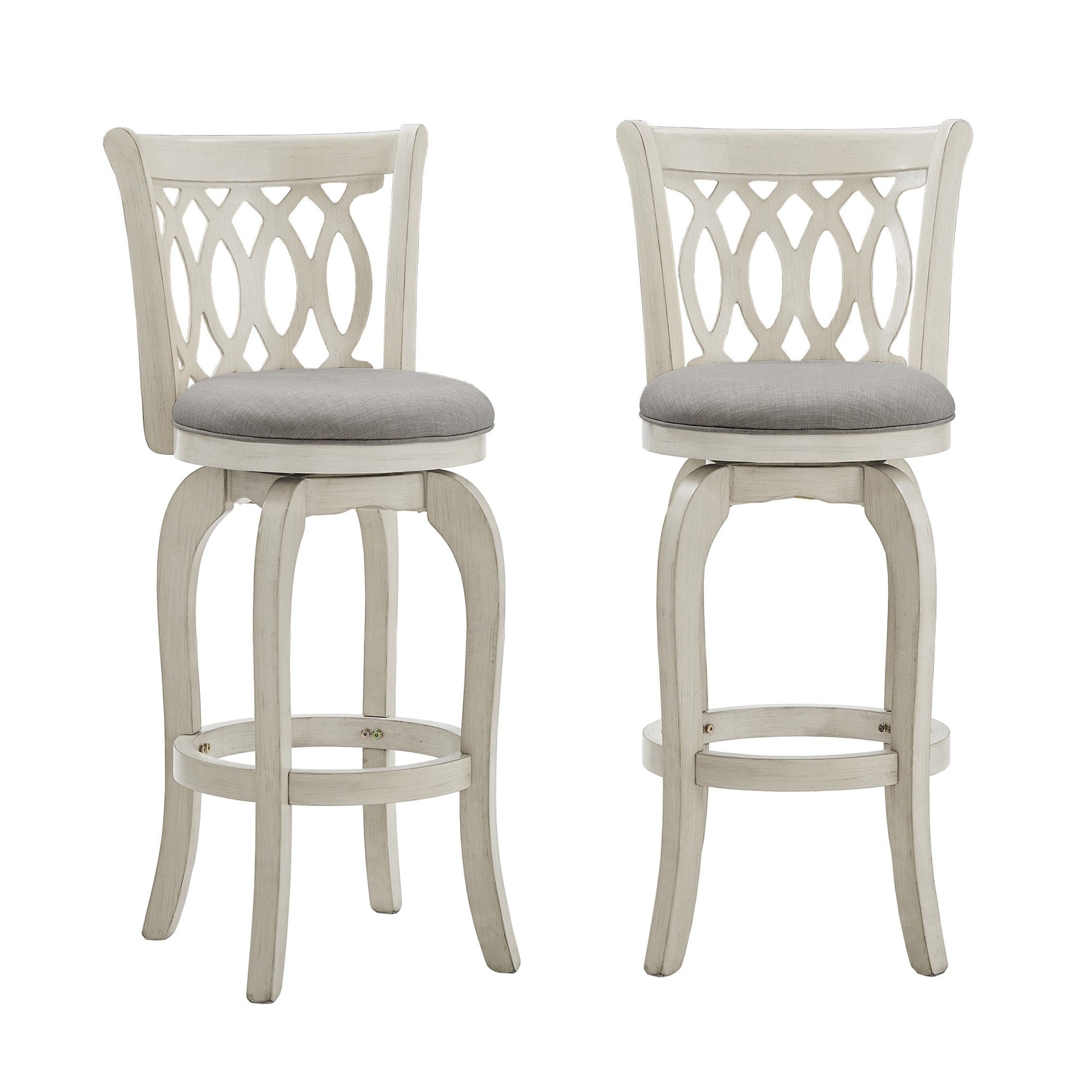 Tabouret de bar pivotant à dossier à défilement Rovinj