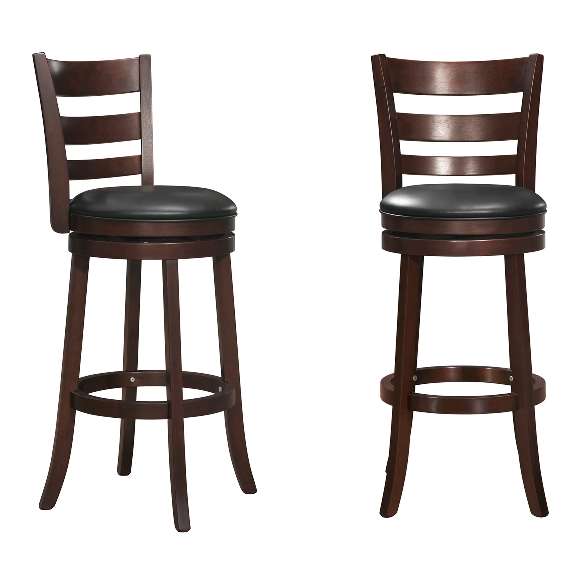 Tabouret de bar pivotant à dossier rembourré Rovinj - Tabouret de bar