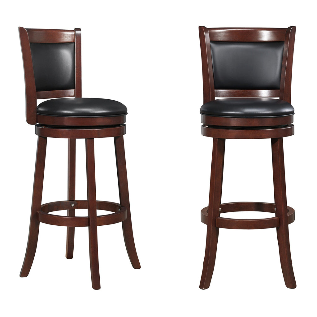 Tabouret de bar pivotant à dossier rembourré Rovinj - Tabouret de bar