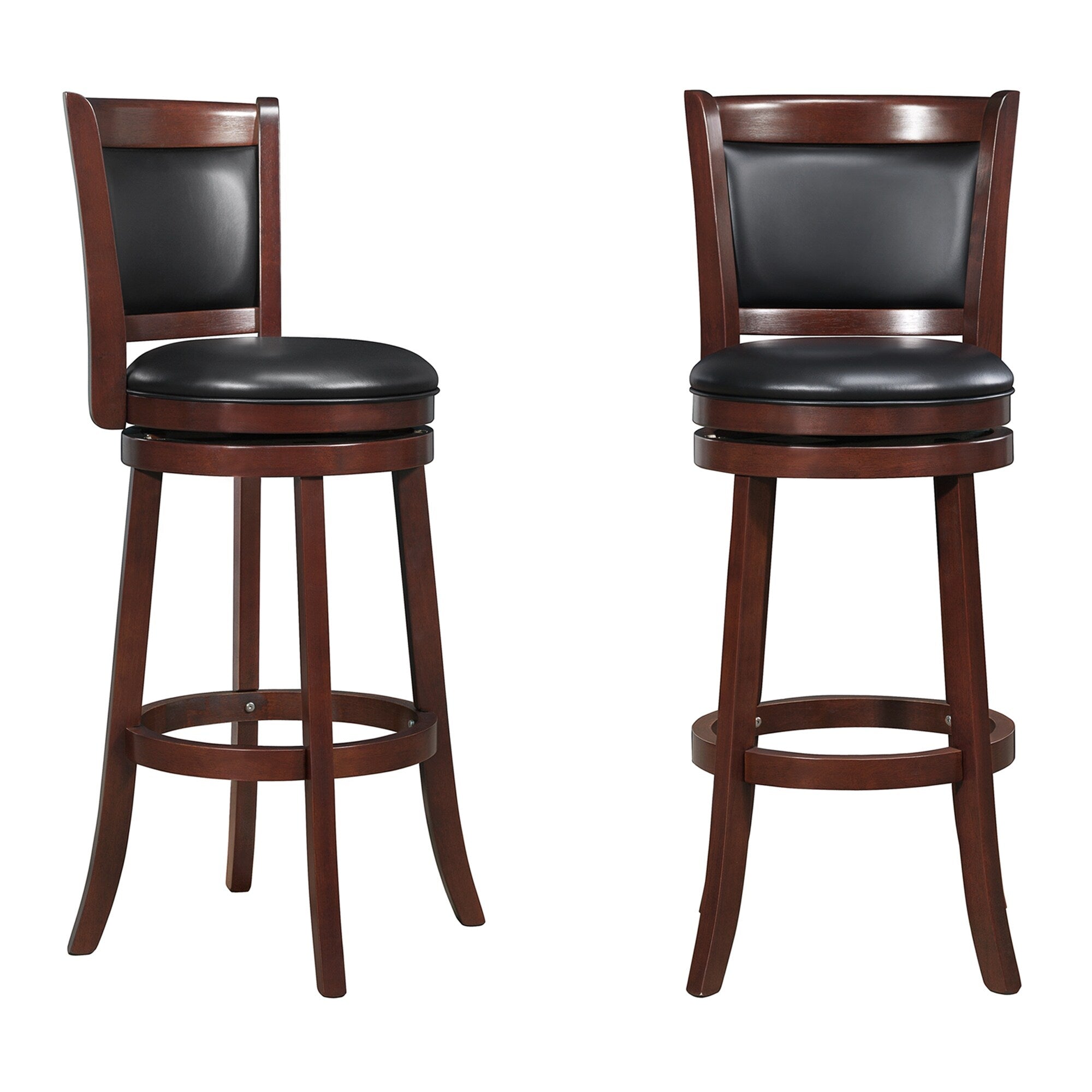 Tabouret de bar pivotant à dossier rembourré Rovinj - Tabouret de bar