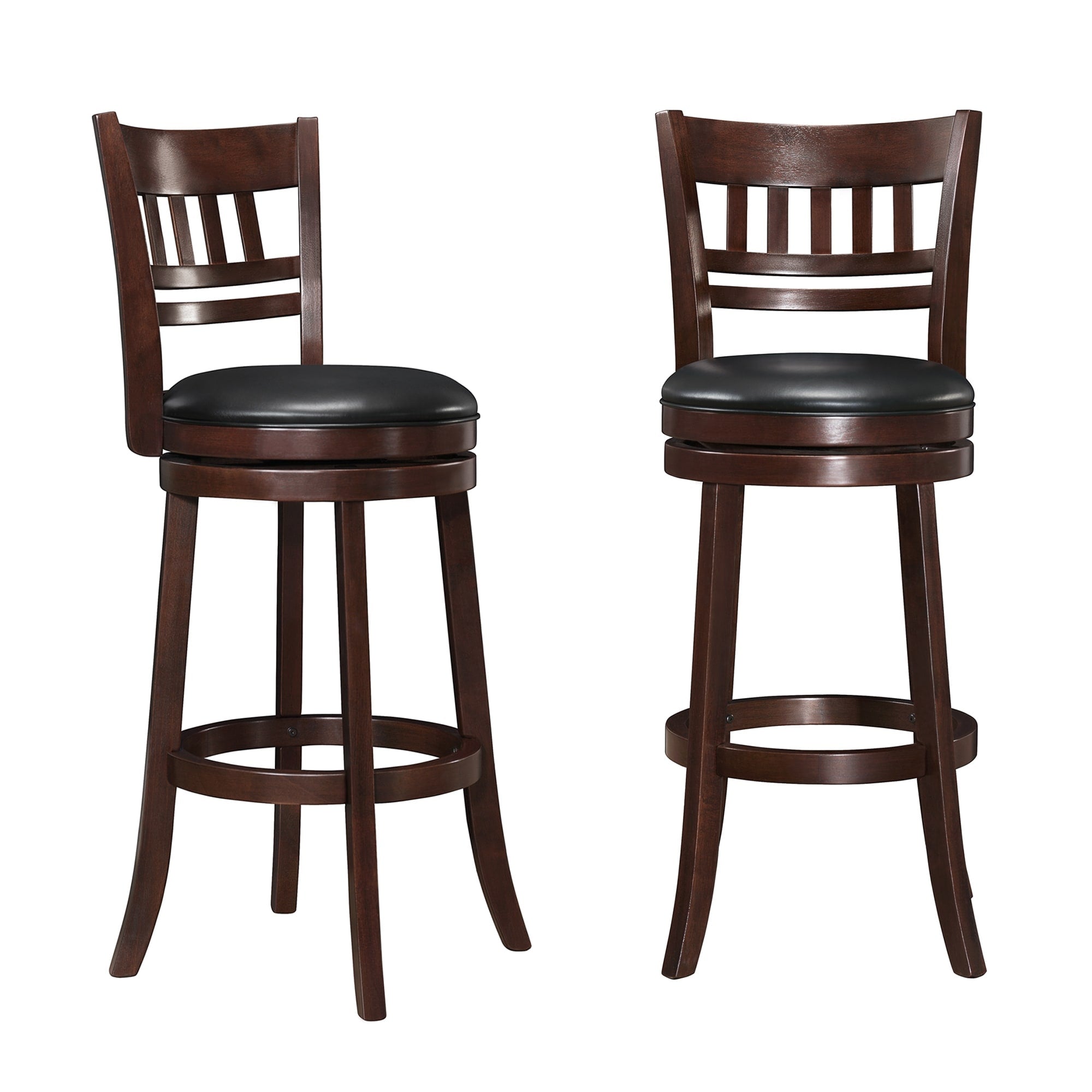 Tabouret de bar pivotant à dossier rembourré Rovinj - Tabouret de bar
