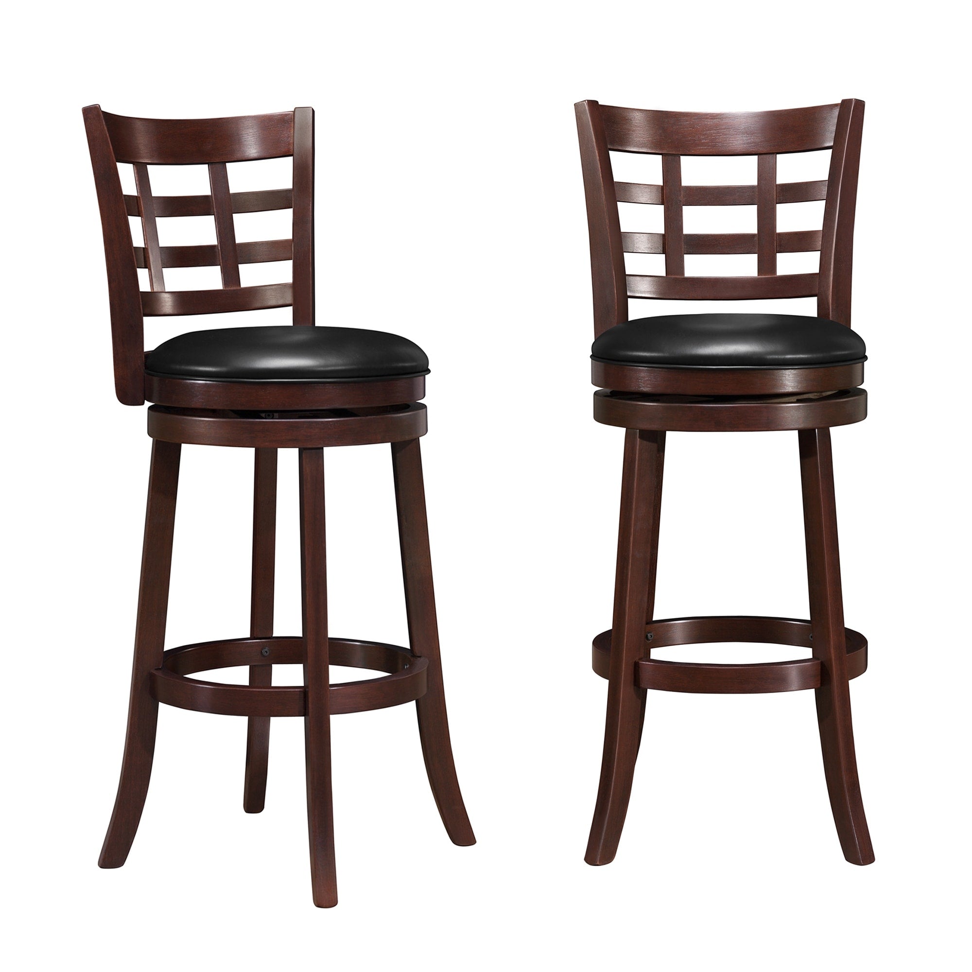 Tabouret de bar pivotant à dossier rembourré Rovinj - Tabouret de bar