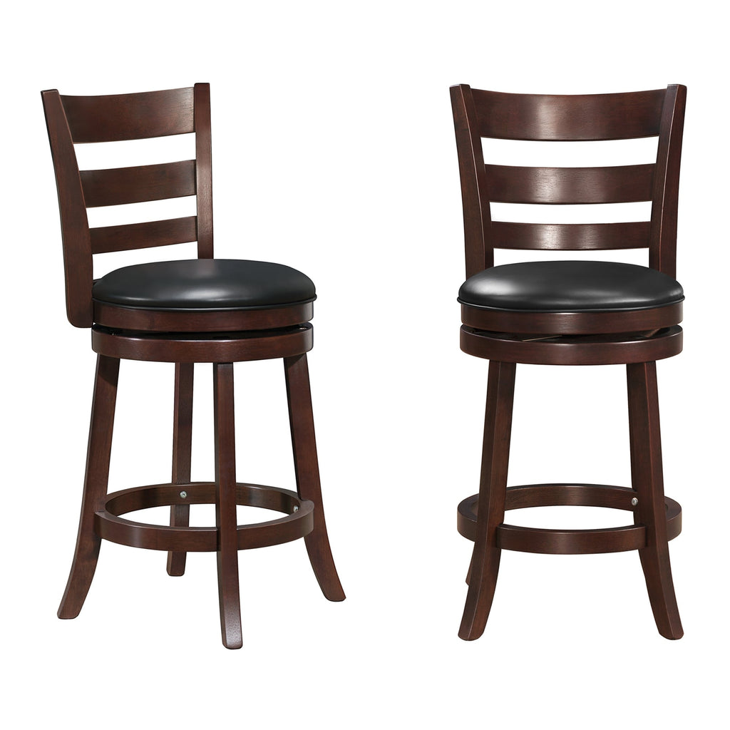Tabouret de bar pivotant à dossier rembourré Rovinj