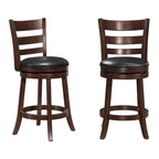 Tabouret de bar pivotant à dossier rembourré Rovinj