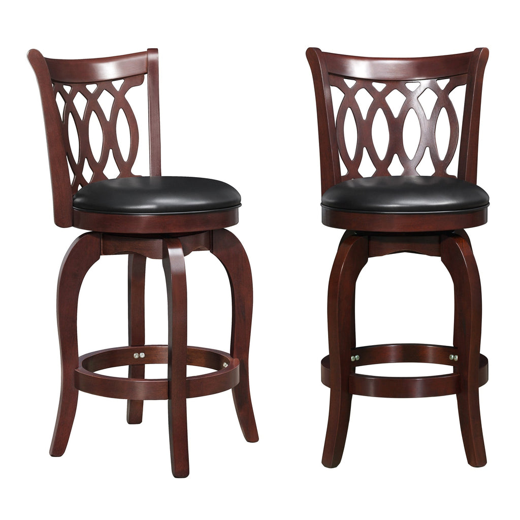Tabouret de bar pivotant à dossier rembourré Rovinj