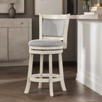 Tabouret pivotant à dossier rembourré Rovinj