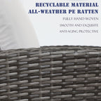 Ensemble de meubles de jardin Royalcraft 4 pièces en rotin synthétique
