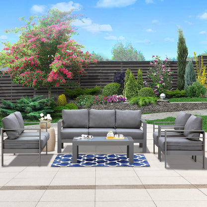 Ensemble de meubles d'extérieur en aluminium Royalcraft 5 pièces