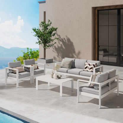 Ensemble de meubles d'extérieur en aluminium Royalcraft 5 pièces