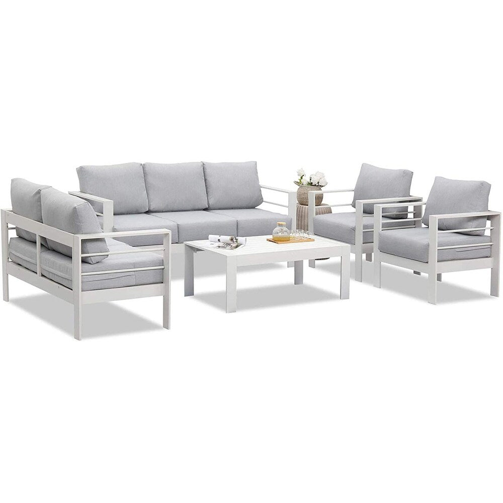 Ensemble de meubles d'extérieur en aluminium Royalcraft 5 pièces