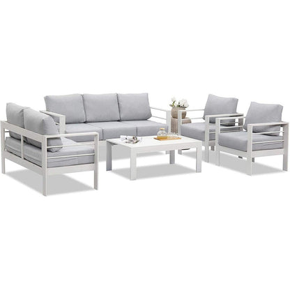 Ensemble de meubles d'extérieur en aluminium Royalcraft 5 pièces
