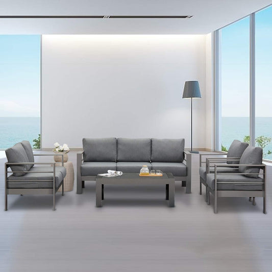 Ensemble de meubles d'extérieur en aluminium Royalcraft 5 pièces