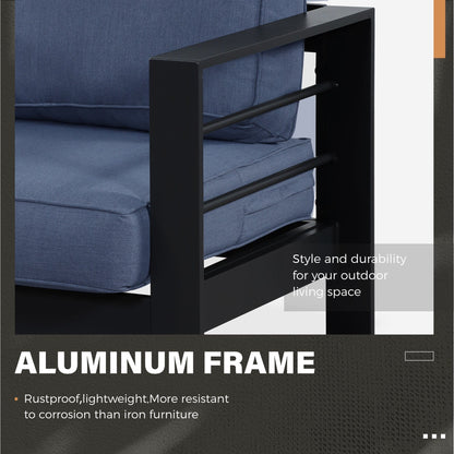 Ensemble de sièges d'extérieur sectionnels en aluminium Royalcraft 5 pièces