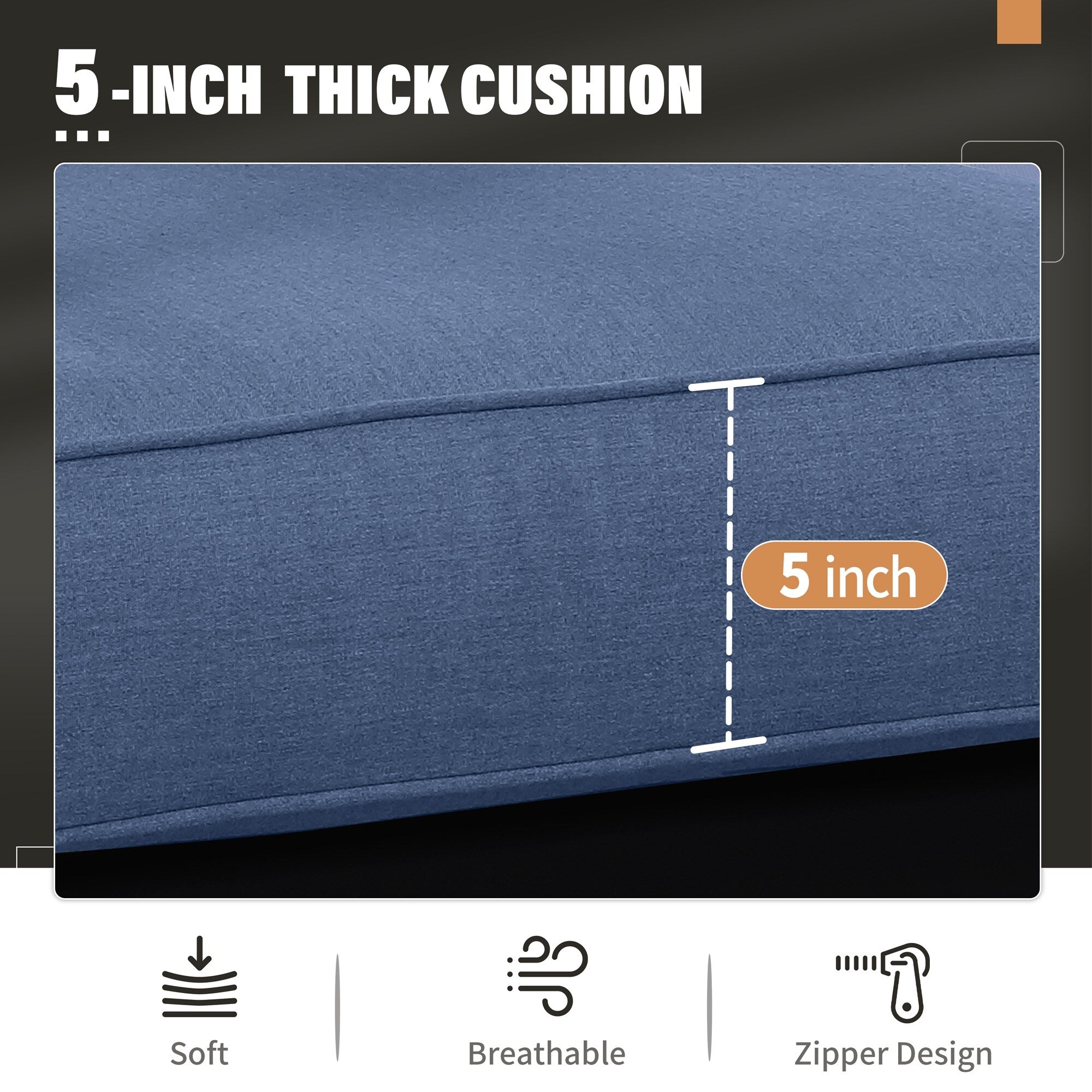 Ensemble de sièges d'extérieur sectionnels en aluminium Royalcraft 5 pièces