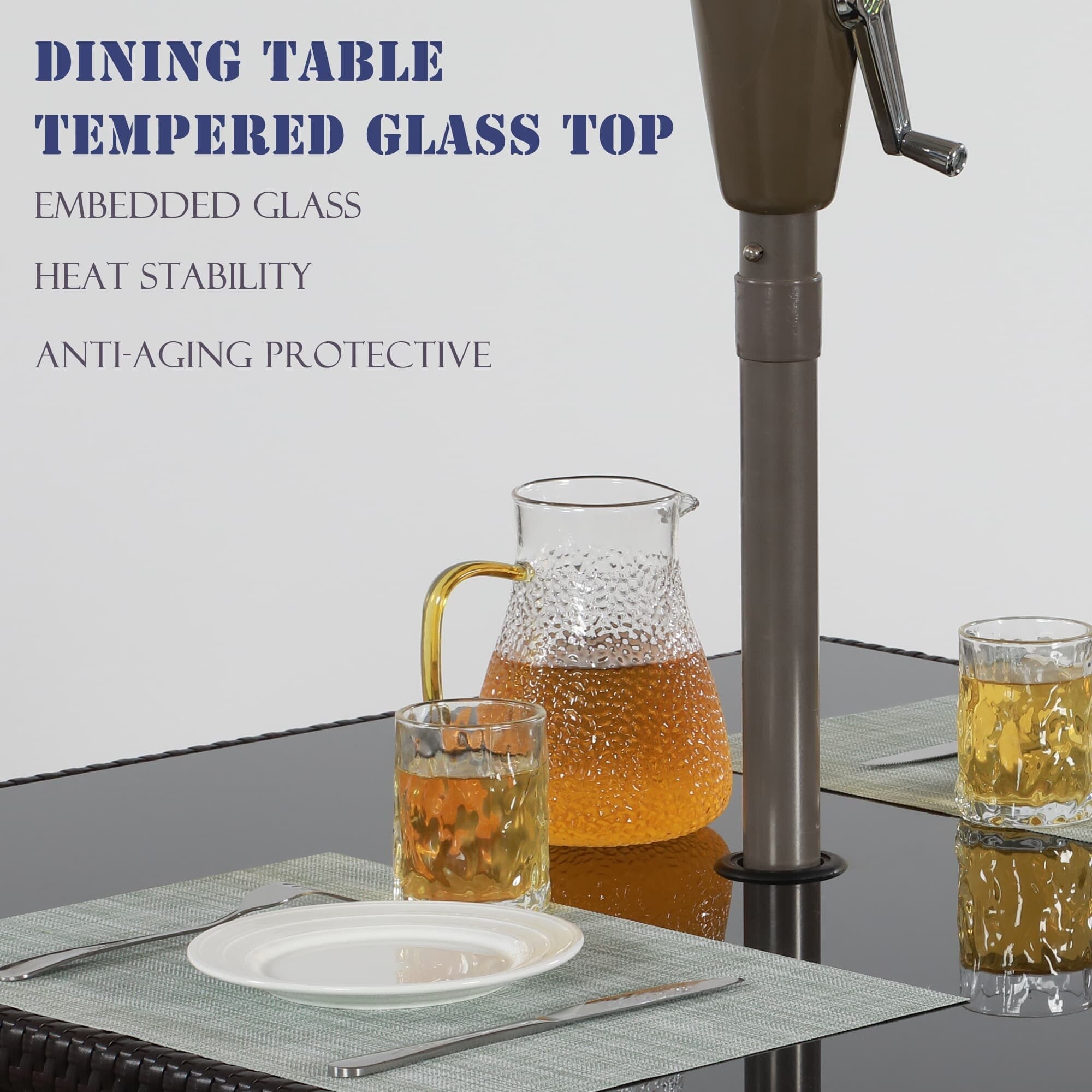 Ensemble table à manger et chaises de patio Royalcraft 5 pièces