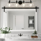 Miroirs muraux de style rural, miroirs de salle de bain de ferme, miroir de grange, miroir de courtoisie avec cadre en bois (1 pièce)