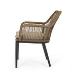 Ensemble de salon de jardin 2 places en osier Russel par Christopher Knight Home