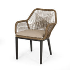Ensemble de salon de jardin 2 places en osier Russel par Christopher Knight Home