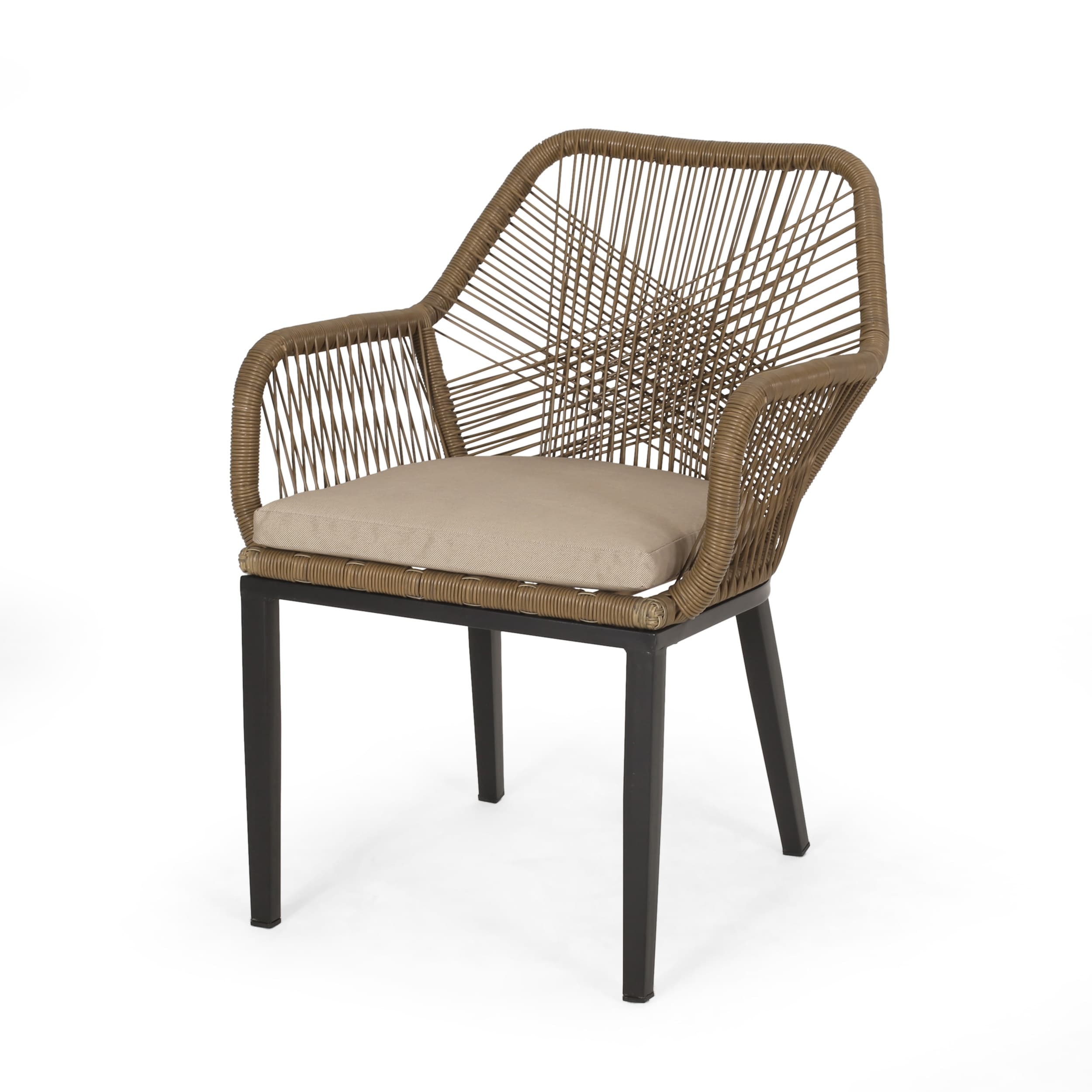Ensemble de salon de jardin 2 places en osier Russel par Christopher Knight Home