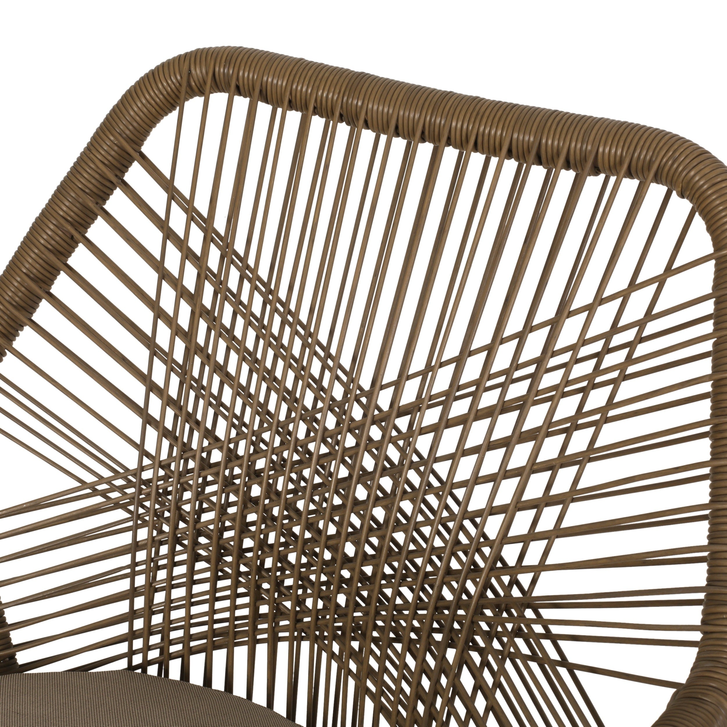 Ensemble de salon de jardin 2 places en osier Russel par Christopher Knight Home