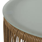 Ensemble de salon de jardin 2 places en osier Russel par Christopher Knight Home