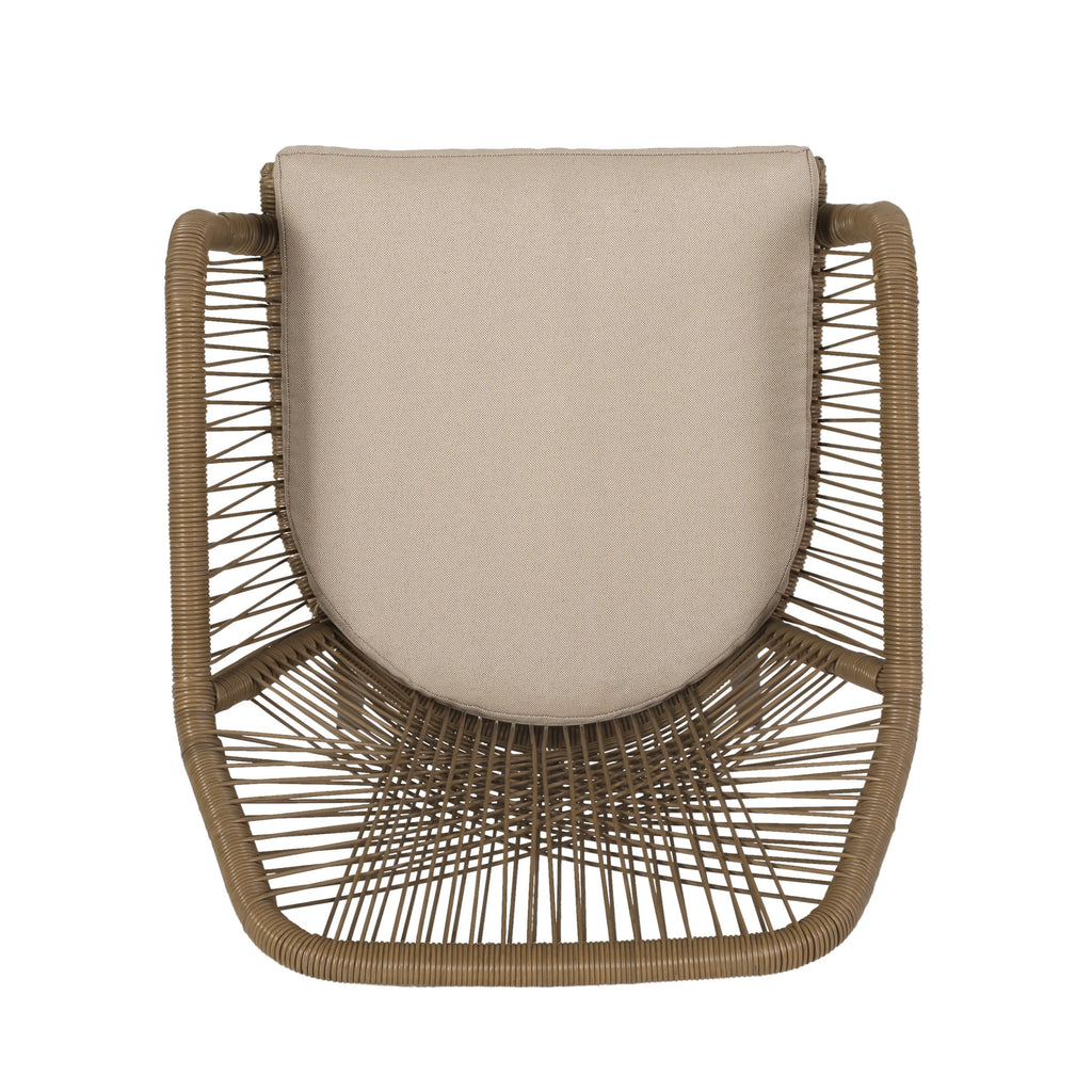 Ensemble de salon de jardin 2 places en osier Russel par Christopher Knight Home