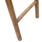 Échelle décorative rustique en bois naturel de 1,8 m (74,4 po H x 18,9 po L x 2 po P)