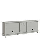 Rustic 72-Inch TV Stand with Adjustable Shelves, Hidden Storage - 72 in Width