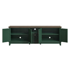 Rustic 72-Inch TV Stand with Adjustable Shelves, Hidden Storage - 72 in Width