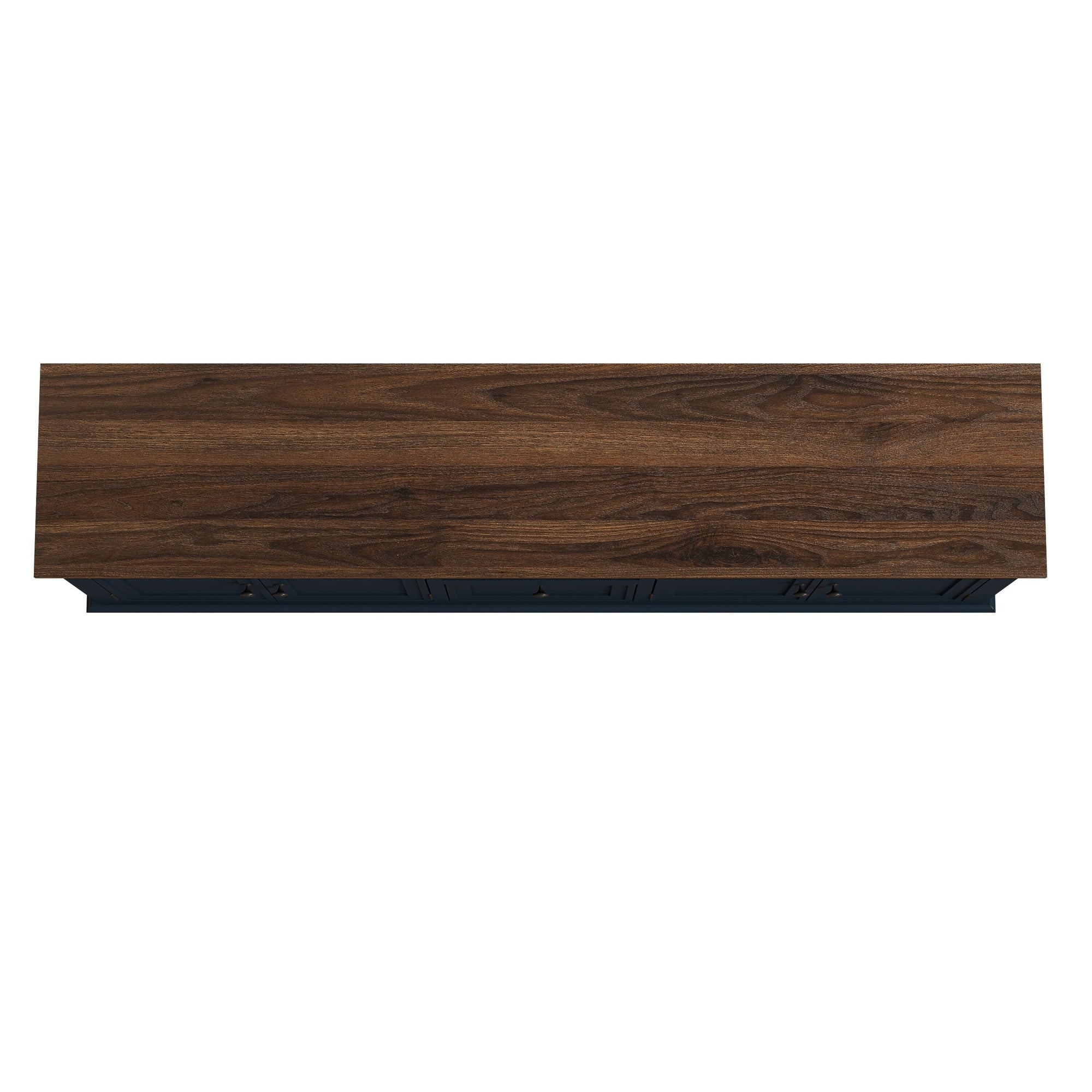 Rustic 72-Inch TV Stand with Adjustable Shelves, Hidden Storage - 72 in Width
