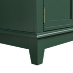 Rustic 72-Inch TV Stand with Adjustable Shelves, Hidden Storage - 72 in Width