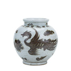 Petit pot brun rouille Phoenix
