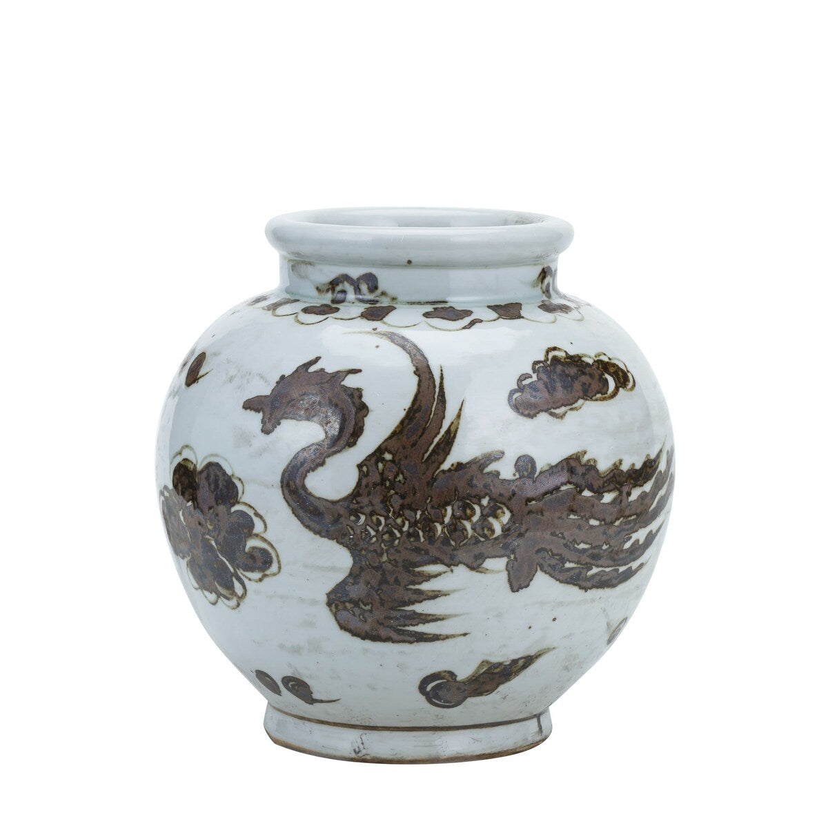 Petit pot brun rouille Phoenix