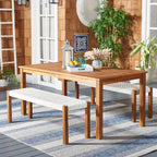 Ensemble table et 2 bancs SAFAVIEH Akmaral - 35 x 50 x 29 cm