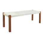Ensemble table et 2 bancs SAFAVIEH Akmaral - 35 x 50 x 29 cm