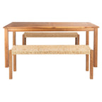 Ensemble table et 2 bancs SAFAVIEH Akmaral - 35 x 50 x 29 cm