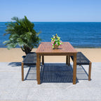 Ensemble table et 2 bancs SAFAVIEH Akmaral - 35 x 50 x 29 cm