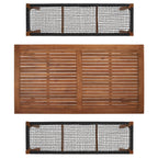 Ensemble table et 2 bancs SAFAVIEH Akmaral - 35 x 50 x 29 cm