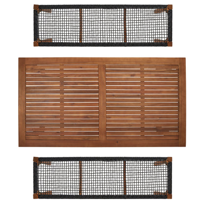 Ensemble table et 2 bancs SAFAVIEH Akmaral - 35 x 50 x 29 cm